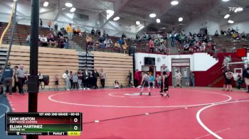 60-63 lbs Semifinal - Liam Heaton, Fort Wayne Hammers vs Elijah Martinez, Portage WC