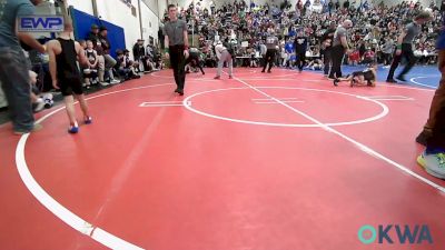 46 lbs Round Of 16 - Emilee Galetka, Viking Wrestling Club vs Beckham Cox, Claremore Wrestling Club