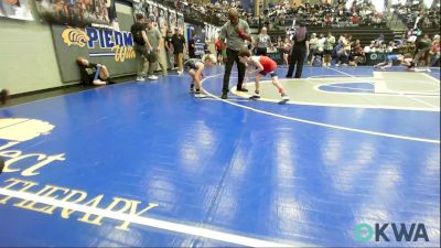 55 lbs Quarterfinal - Jensen Oss, Husky WC vs Waylon Macke, F-5 Grappling