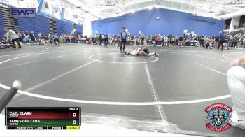 88-95 lbs Semifinal - James Chilcote, SlyFox vs Cael Clark, SlyFox