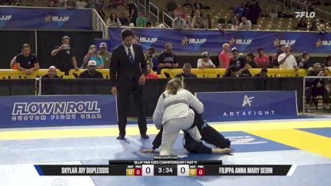 Skylar Joy Duplessis vs Filippa Anna Mary Sedin 2026 Pan Kids Jiu-Jitsu IBJJF Championship
