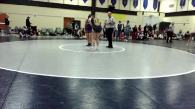 170lbs Cons. Round 3 - Morgan Smith, Edmonds-Woodway (Girls) vs Madison Key, Ilwaco (Girls)