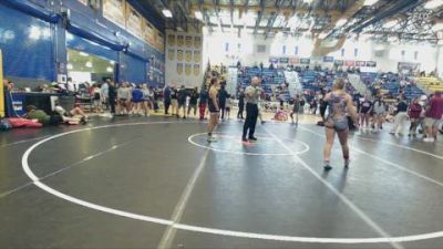 130 lbs Semifinal - Nova Estrada, Daughters Of Zion vs Cassidy Harrington, Viera Hammers