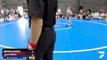 83 lbs Round 3 - Brenden Downing, MT vs Josiah Brown, WA