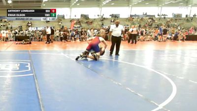170 lbs Round Of 64 - Ewan Olson, TDWC Maniacs Blue - HSB vs Anthony Lombardi, Iron Faith Gold - HSB