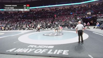 155 lbs 1st Place Match - Vivienne Legato, Archbold vs KyLee Tibbs, Gah. Lincoln