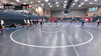 132 lbs Cons. Round 3 - Billy Gibbons, Katy Cinco Ranch vs Alec Duran, El Paso Franklin