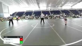 53 lbs Final - Riley Ramirez, Pounders WC vs Johnnatan Martinez, Roughriders