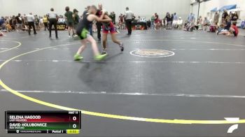 92 lbs Round 3 - Selena Hagood, Lady Reapers vs David Holubowicz, Mat Psycho