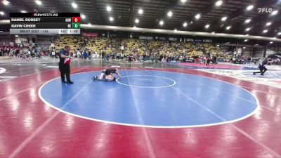 144 lbs Champ. Round 1 - Daniel Dorsey, American Outlaws Wrestling vs Gavin Cheek, Nebraska Elite