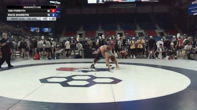190 lbs Cons. Sub-rd Of 16 - Tad Forsyth, Kansas vs Rock Shurette, Tennessee
