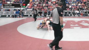 132 lbs Semifinal - Cayden Fowler, Friendship Christian School vs Jaxon Lane, McCallie School