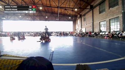 80 lbs Rr Rnd 4 - Breea Florez, HURRICANE WRESTLING ACADEMY vs Yaretzi Rojas, Team Tulsa Wrestling Club