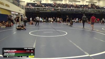 149 lbs Cons. Round 6 - Adam Duong, Rio Hondo College vs Alireza Kaveh, Santa Ana College