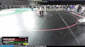 63 lbs Champ. Round 1 - Dakota Brocker, Piranha Wrestling Club vs Camila Rappisi, Washington