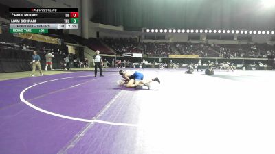 184 lbs Round Of 16 - Paul Moore, Liberty vs Liam Schram, Thomas More