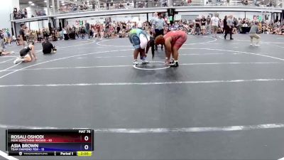 235 lbs Round 3 (8 Team) - Rosali Oshodi, MGW Something Wicked vs Asia Brown, Team Diamond Fish