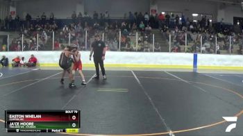 90 lbs Cons. Round 4 - Ja`ce Moore, Trojans WC -Sturgis vs Easton Whelan, Clinton WC