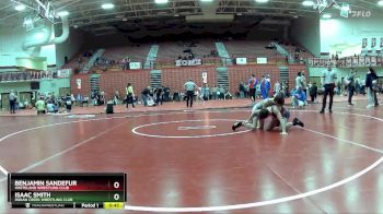 106 lbs 7th Place Match - Isaac Smith, Indian Creek Wrestling Club vs Benjamin Sandefur, Whiteland Wrestling Club