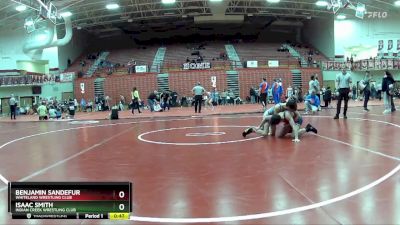 106 lbs 7th Place Match - Isaac Smith, Indian Creek Wrestling Club vs Benjamin Sandefur, Whiteland Wrestling Club