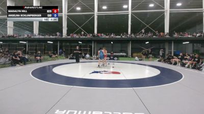 125 lbs Madalyn Hill, New York vs Angelina Schlumpberger, California Silver