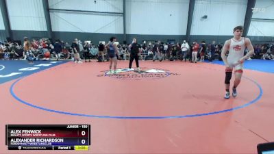 150 lbs Champ. Round 2 - Alex Fenwick, Reality Sports Wrestling Club vs Alexander Richardson, FordDynastyWrestlingClub