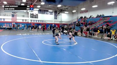 124 lbs Finals (2 Team) - Lainie Burkhart, Simpson (2) vs Gabi Gartin, Mount Union