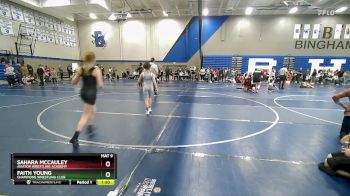 75 lbs Semifinal - Sahara McCauley, AVIATOR WRESTLING ACADEMY vs Faith Young, Champions Wrestling Club