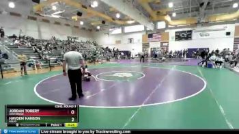 152 lbs Cons. Round 3 - Jordan Tobery, Southridge vs Hayden Hanson, Kelso