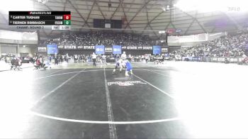 Boys 4A 120 lbs Champ. Round 2 - Tiernen Rimmasch, Pasco vs Carter Tughan, Tahoma