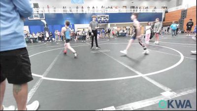 80 lbs Rr Rnd 1 - Aden Kelly, Division Bell Wrestling vs Cooper Edge, Piedmont Youth