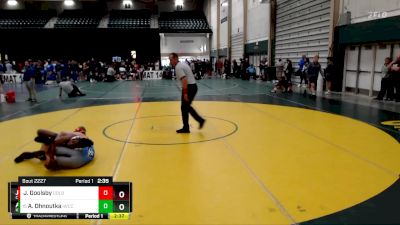 133 lbs Champ. Round 2 - Aaron Ohnoutka, Iowa Western Community College vs Jarrdarrious Goolsby, Colby Community College
