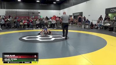 60 lbs Placement Matches (8 Team) - Kolby Pitzen, Team Ohio vs Hank Blair, CP Wrestling Academy