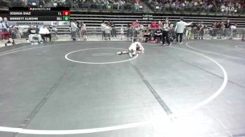 75 lbs Quarterfinal - Joshua Diaz, F.l.o.w. vs Bennett Albohn, Williamstown Braves