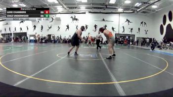 285 lbs Cons. Round 4 - Chaz Underwood, Unattached vs Luke Chambers, Unattached