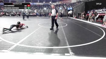 60 lbs Semifinal - Zac Martinez, Juggernaut Wrestling Club vs Solomon Stephens, Unaffiliated