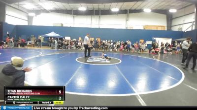 43-47 lbs Round 5 - Weston Craver, Legacy Wrestling Academy vs Lukas Hernandez, 208 Badgers