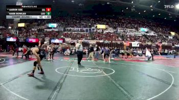 A - 165 lbs Champ. Round 1 - Kade Bowles, Corvallis vs Aaron See, Sidney / Fairview