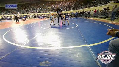 52 lbs Round Of 32 - Shia Sandoval, Ponca City Wildcat Wrestling vs Bryce Neel, NB Elite