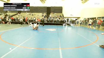 128-I lbs Semifinal - Edward Stavros, KD Trained vs Brayden Inman, AMERICAN MMA AND WRESTLING