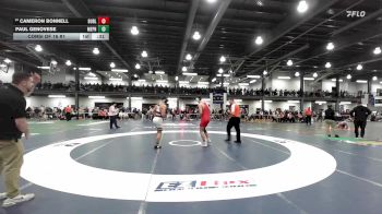 157 lbs Consi Of 16 #1 - Cameron Bonnell, Burlington vs Paul Genovese, Mepham