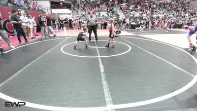 49 lbs Consolation - Jett Hamm, Pocola Youth Wrestling vs Krew Hamilton, Broken Arrow Wrestling Club