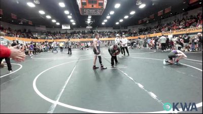 100 lbs Semifinal - Talon Peterpaul, Chickasha Wrestling vs Minor Langford, Weatherford Youth Wrestling