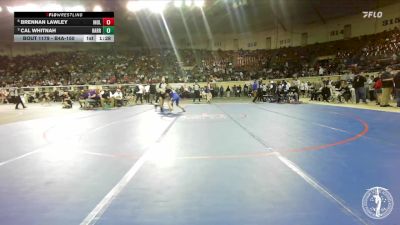 B4A-150 lbs Quarterfinal - Cal Whitnah, Harrah vs Brennan Lawley, Inola