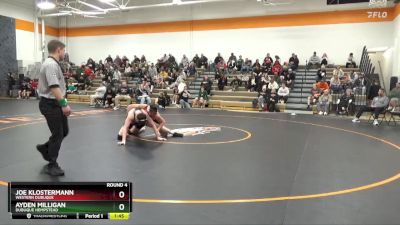 188-190 lbs Round 4 - Ayden Milligan, Dubuque Hempstead vs Joe Klostermann, Western Dubuque