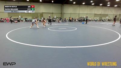 115 lbs Rr Rnd 2 - Brekyn Boyle, Super Girls 7-12 vs Olivia Williams, Best Trained 7-12 TX