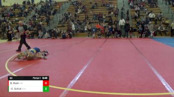 60 lbs Quarterfinal - Easton Schut, STMA vs Beckett Rust, Legends Of Gold