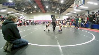 55 lbs Round Of 16 - Knox Perkins, Tahlequah Wrestling Club vs Kyler Douglas, Sallisaw Takedown Club