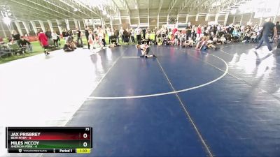 75 lbs Round 2 (4 Team) - Jax Prisbrey, Bear RIver vs Miles McCoy, American Fork