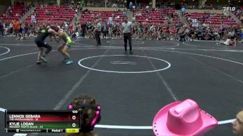 100 lbs Round 2 (6 Team) - Lennox Gebara, The Untouchables vs Kylie Logan, Midwest Misfitz Black